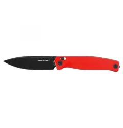 Pocket Knife Real Steel Huginn Black Red
