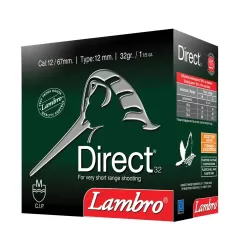 Κυνηγετικά Φυσίγγια Lambro Direct32 Διασποράς cal.12 32gr, Άλλα: No8.5 Κυνηγετικά Φυσίγγια Lambro Direct32 Διασποράς cal.12 32gr, Άλλα: No8.5