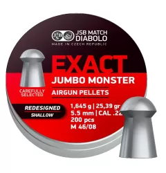 Air gun pellets JSB Exact Jumbo Monster Redesigned Shallow 5.52mm