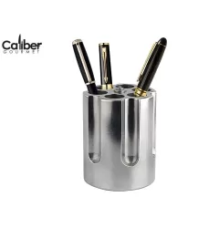 Revolver Gun Cylinder Pen Holder Aluminum Caliber Gourmet