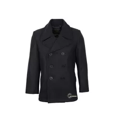 Παλτό Peacoat US Navy Wool Black, Μέγεθος Ρούχου: XS Παλτό Peacoat US Navy Wool Black, Μέγεθος Ρούχου: XS
