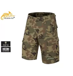 Shorts CPU PolyCotton Ripstop Helikon PL Woodland, Clothes Size: S