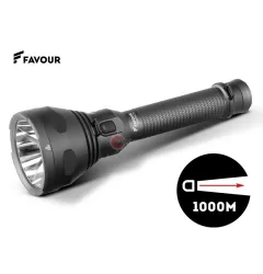 Rechargeable Flashlight Handheld Favour Protech T2617 1.100 Lumen