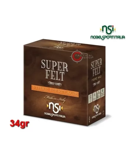 Κυνηγετικά Φυσίγγια NSI Super Felt με Μάλλινη Τάπα cal.12 34gr, Άλλα: No6 Κυνηγετικά Φυσίγγια NSI Super Felt με Μάλλινη Τάπα cal.12 34gr, Άλλα: No6