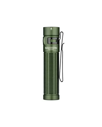 Olight Rechargeable Flashlight Baton 3 Pro Max CW 2500 Lumens OD Green, 4 image