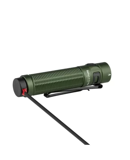 Olight Rechargeable Flashlight Baton 3 Pro Max CW 2500 Lumens OD Green, 6 image