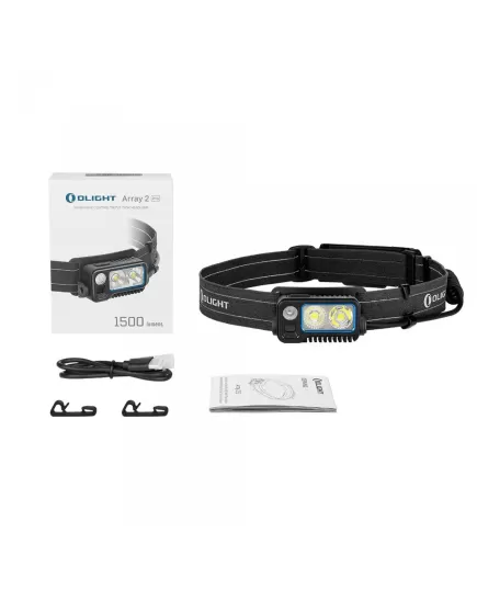 Olight Rechargeable Led Headlamp Array 2 Pro 1500 lumens Black, 6 image