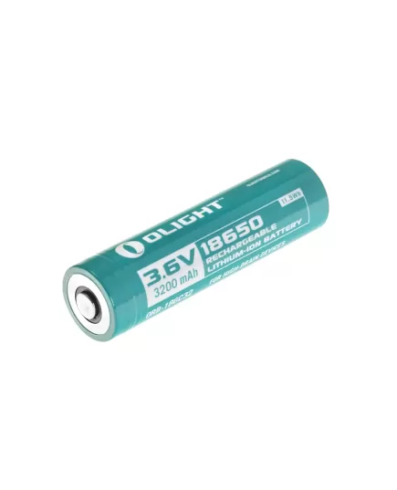 Olight Rechargable Battery 186C32 3.6V 18650 3200mAh, 2 image
