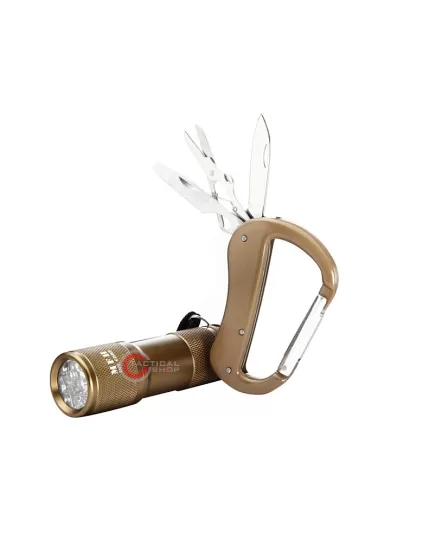 Knife Set & LED Flashlight & Multi Tools Coyote, 5 image