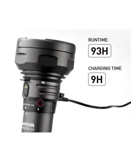 Rechargeable Flashlight Handheld Favour Protech T2417 12.000 Lumen, 2 image